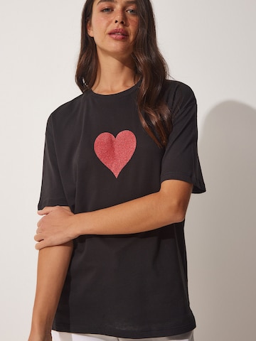 Happiness İstanbul Тениска в черно