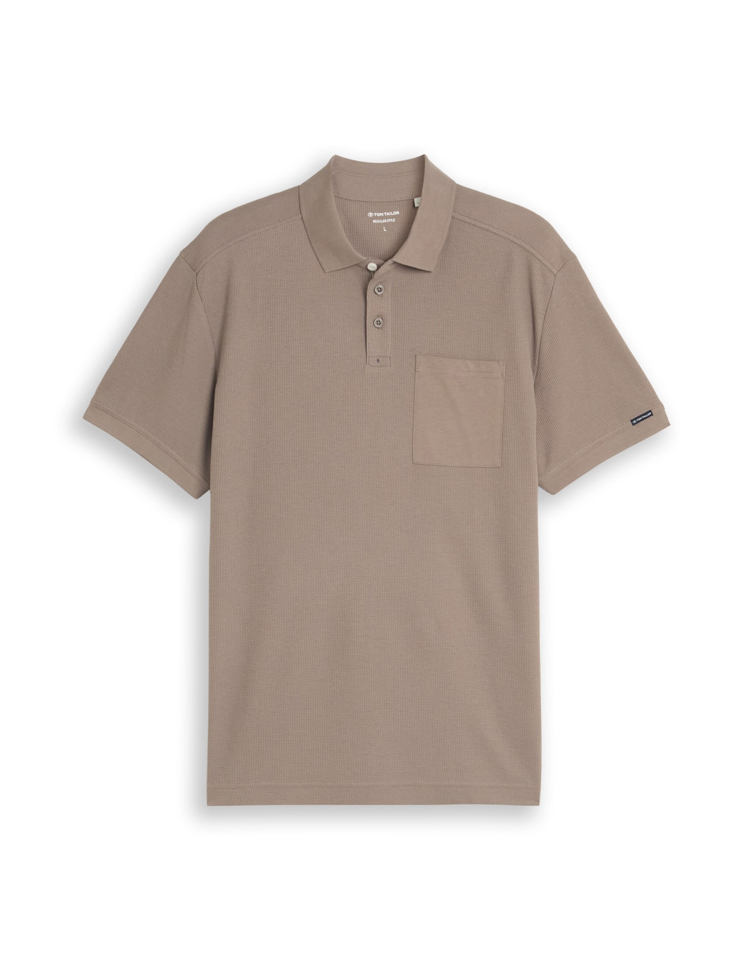 TOM TAILOR Shirt in Grey: front