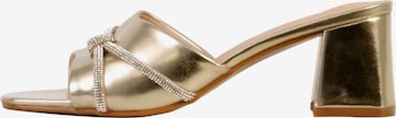 Joia Sandale in Gold: Vorderseite
