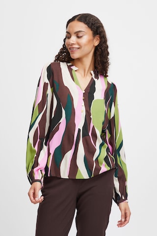 b.young Blouse 'Hisia' in Green: front