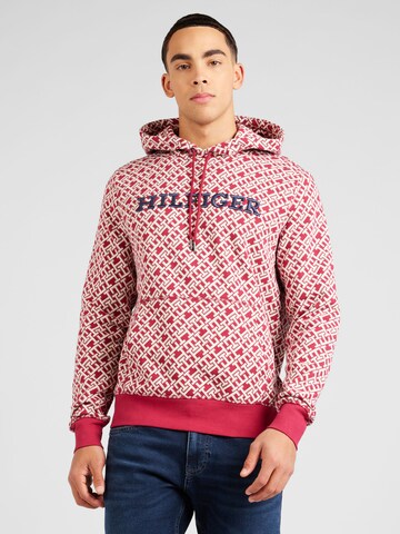 Sweat-shirt TOMMY HILFIGER en rouge : devant