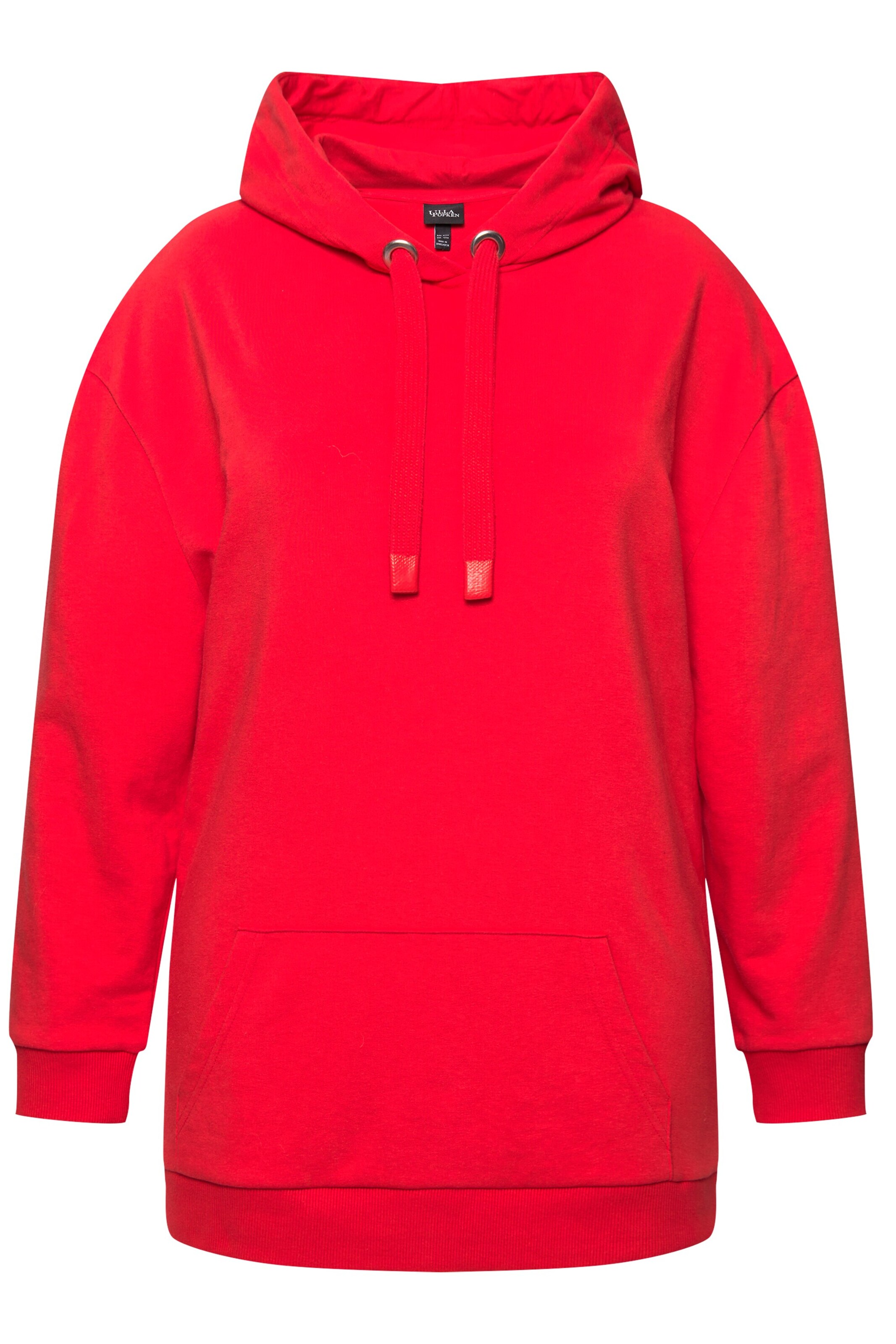 Ulla Popken Sweatshirt in Rood: voorkant