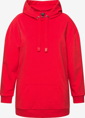 Ulla Popken Sweatshirt in Red: front