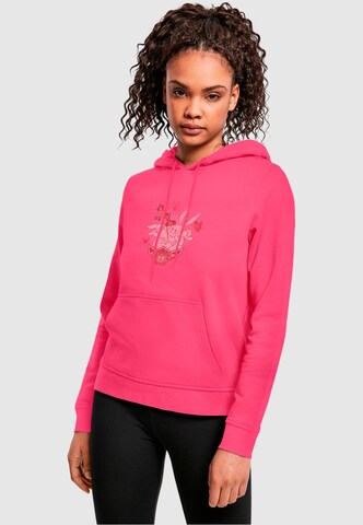 ABSOLUTE CULT Sweatshirt ' Looney Tunes - Bunny' in Roze: voorkant