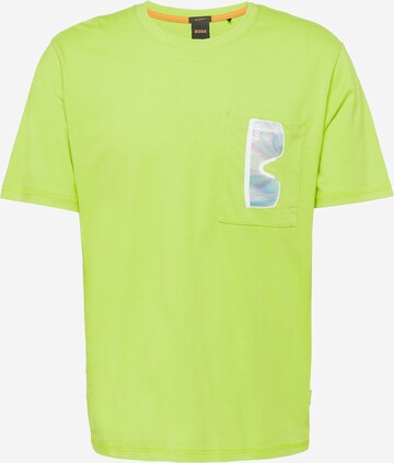 BOSS Shirt 'Vibes' in Green: front