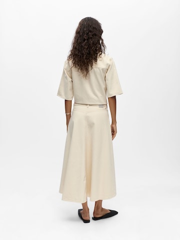 OBJECT - Falda en beige