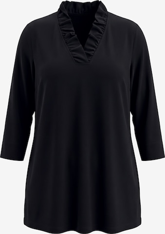 Ulla Popken Bluse in Schwarz: Vorderseite