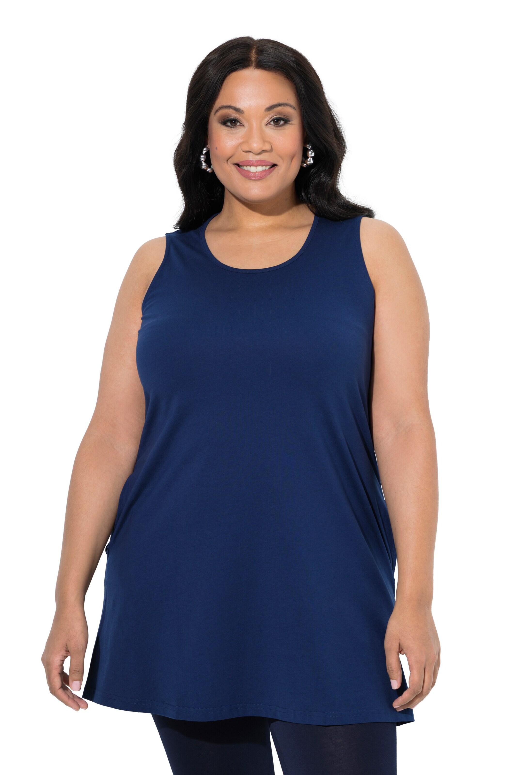Ulla Popken Top in Blauw: voorkant