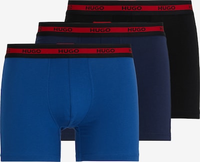 HUGO Boxershorts in de kleur Donkerblauw / Bloedrood, Productweergave