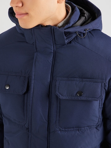 JACK & JONES Зимняя куртка 'JJMORGAN' в Синий