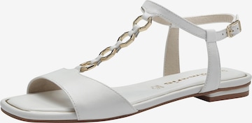 TAMARIS Strap Sandals in White: front