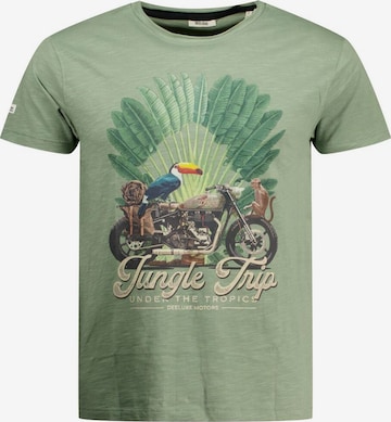 T-Shirt 'AVENTURA' Deeluxe en vert : devant