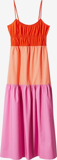 MANGO Ljetna haljina 'TAURO' u breskva / tamno narančasta / roza, Pregled proizvoda