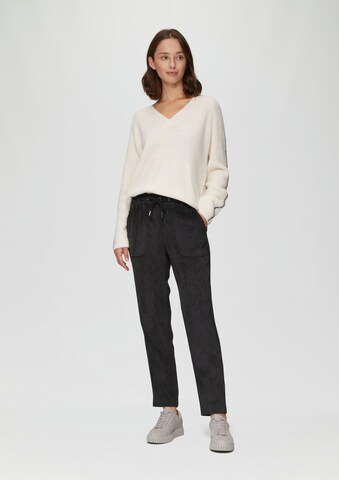 Regular Pantalon s.Oliver en noir : devant