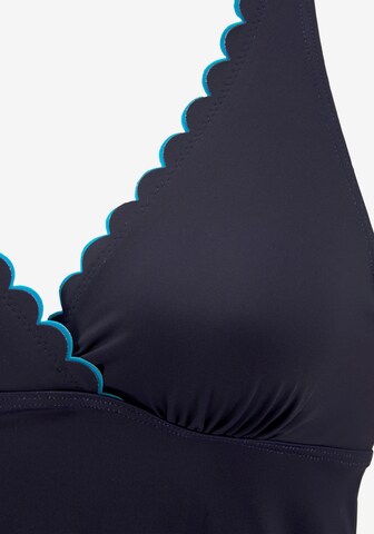 Triangle Haut de tankini LASCANA en bleu