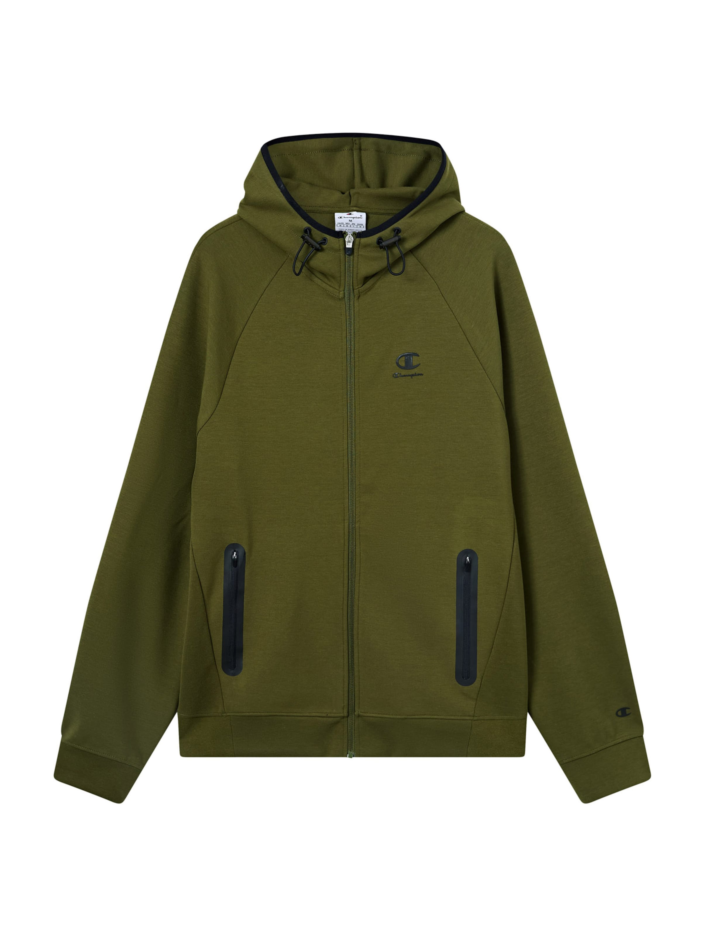 Champion Authentic Athletic Apparel Mikina – zelená: přední strana