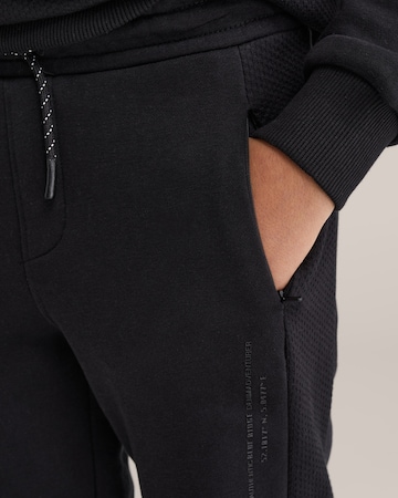 WE Fashion Конический (Tapered) Функциональные штаны в Черный