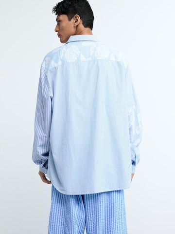 Desigual Regular Fit Hemd in Blau