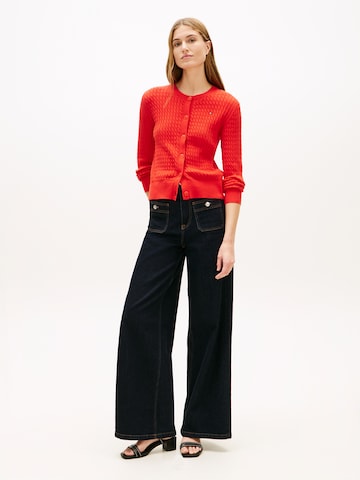 TOMMY HILFIGER Knit cardigan in Red