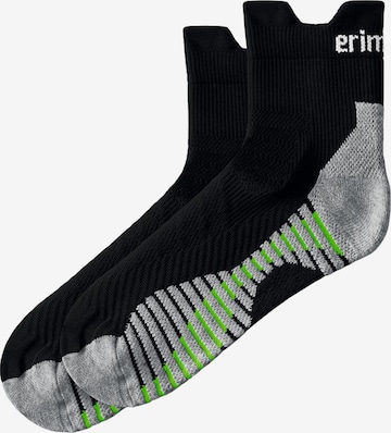 ERIMA Athletic Socks in Black: front