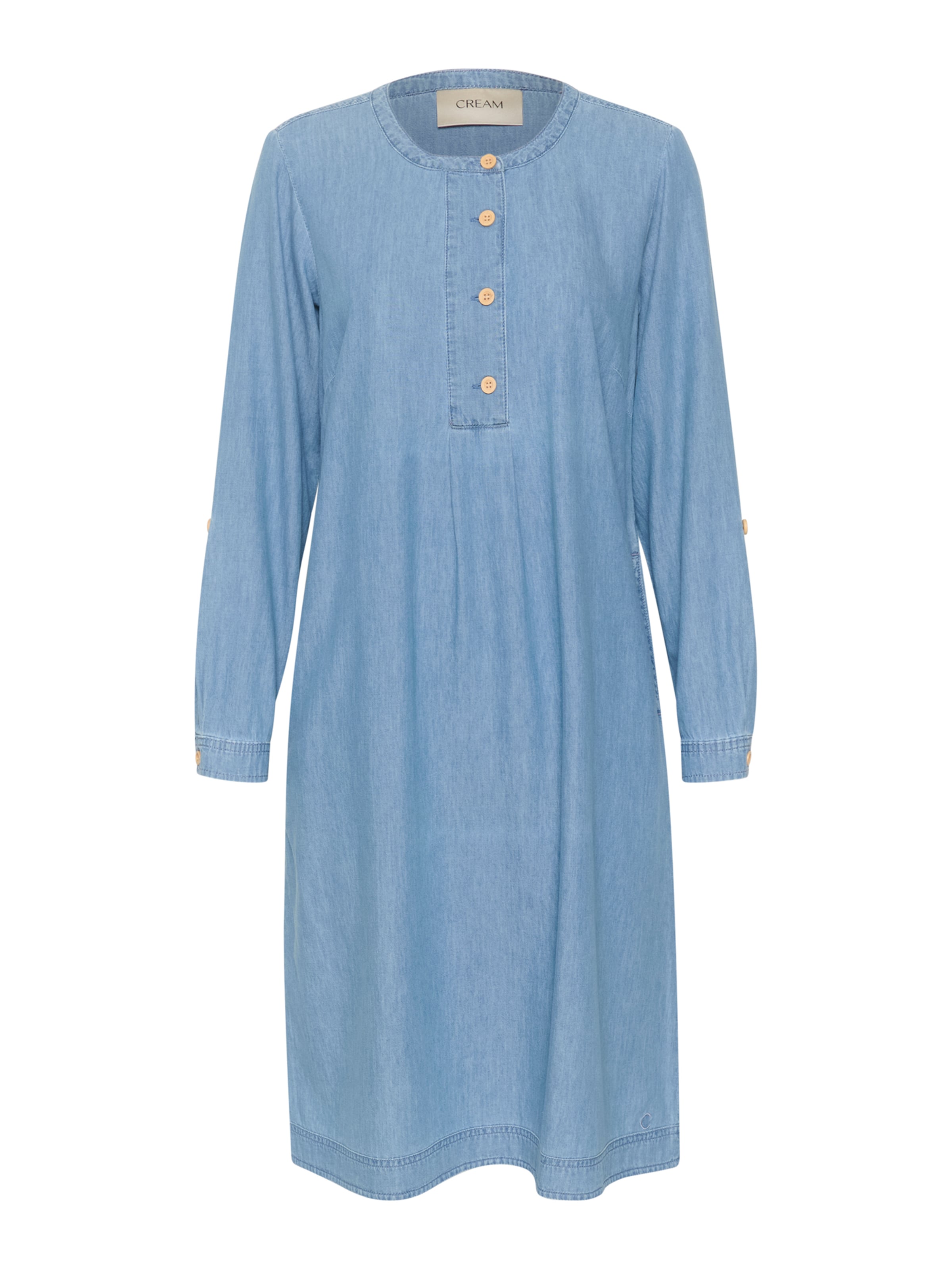 Cream Šaty 'Marion' - Modrá: predná strana