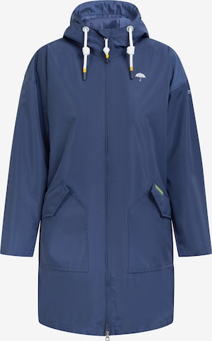 Schmuddelwedda Raincoat in Blue: front