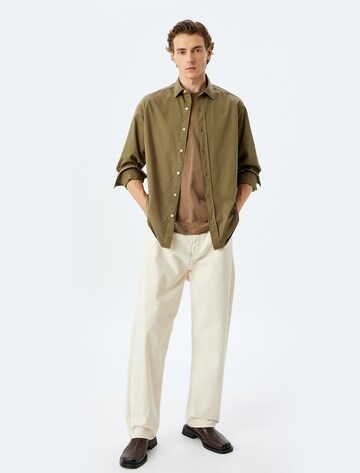 Koton Regular Fit Hemd in Grün