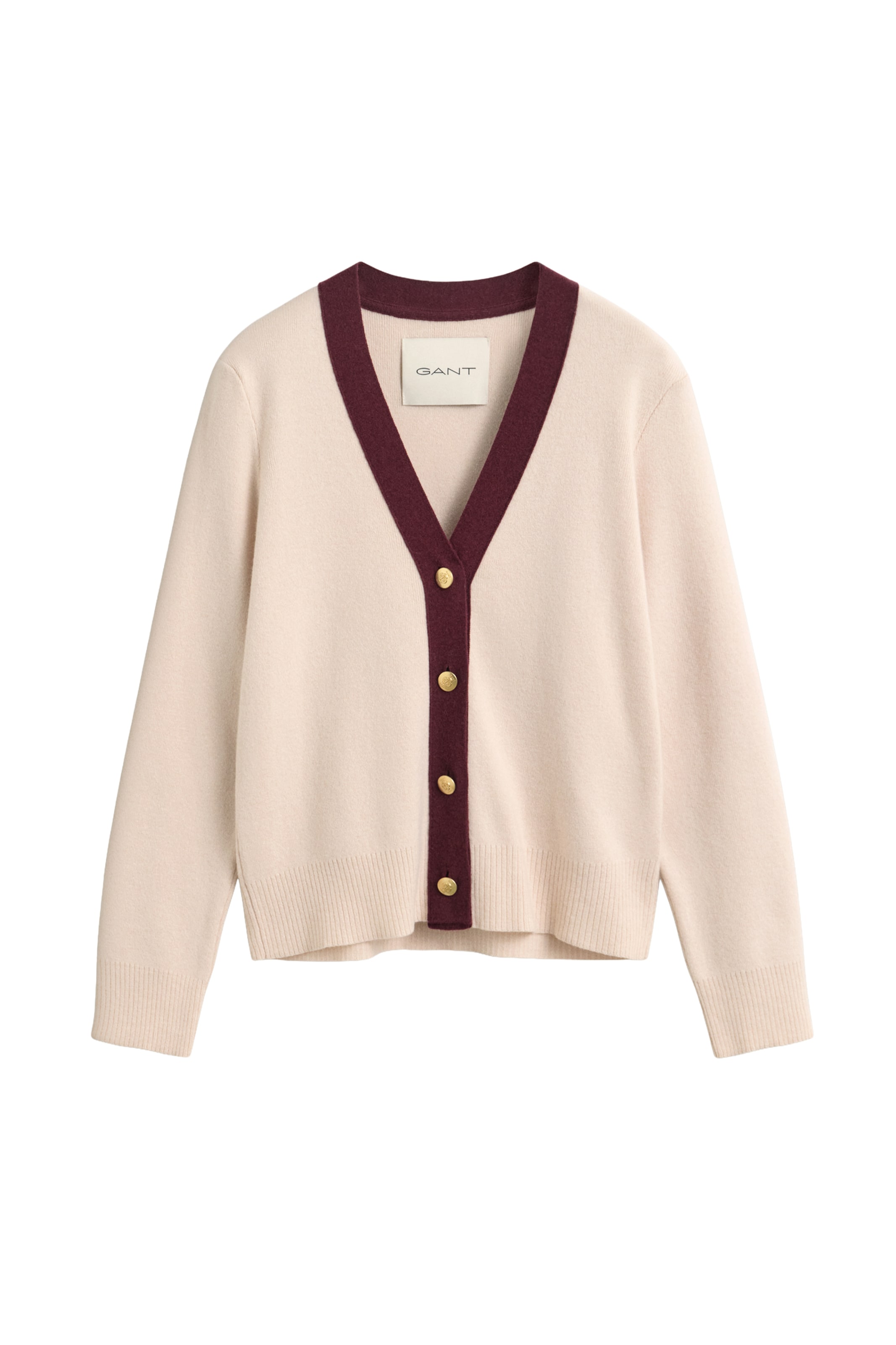 Cardigan GANT en rose : devant