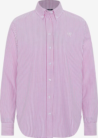 Polo Sylt Blouse in Pink: front