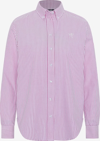 Polo Sylt Blouse in Pink: front