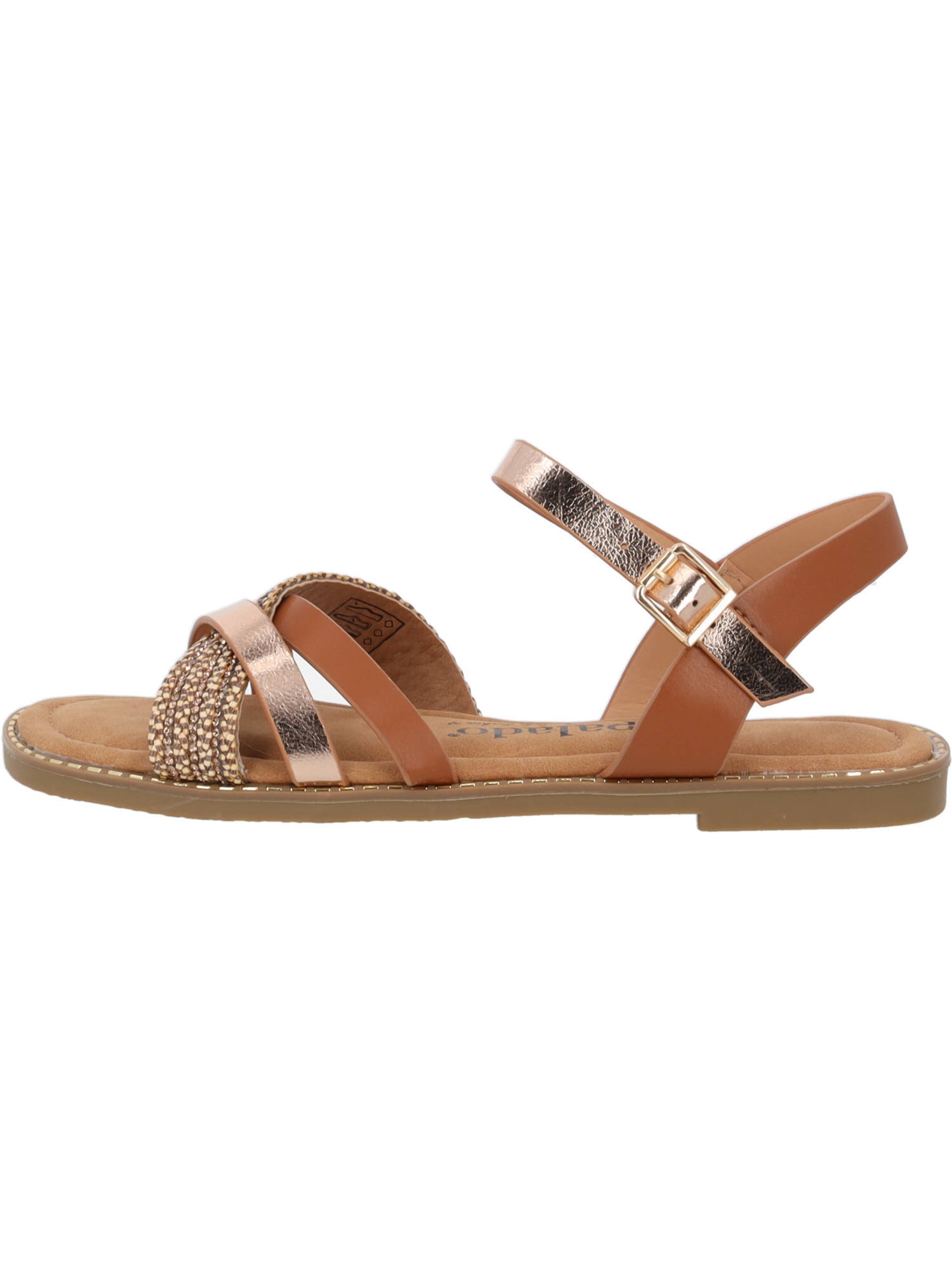 Palado by Sila Sahin Strap sandal 'Lalis' in Brown: front