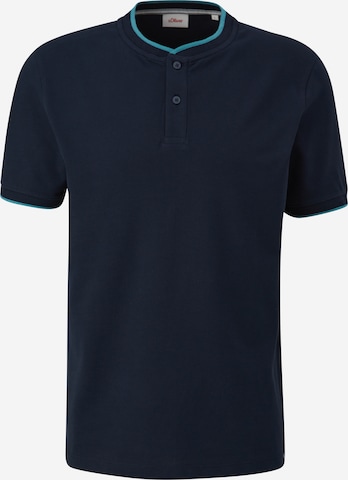 s.Oliver Shirt in Blauw: voorkant