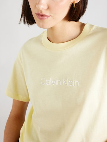 Calvin Klein Koszulka 'HERO' w kolorze żółty