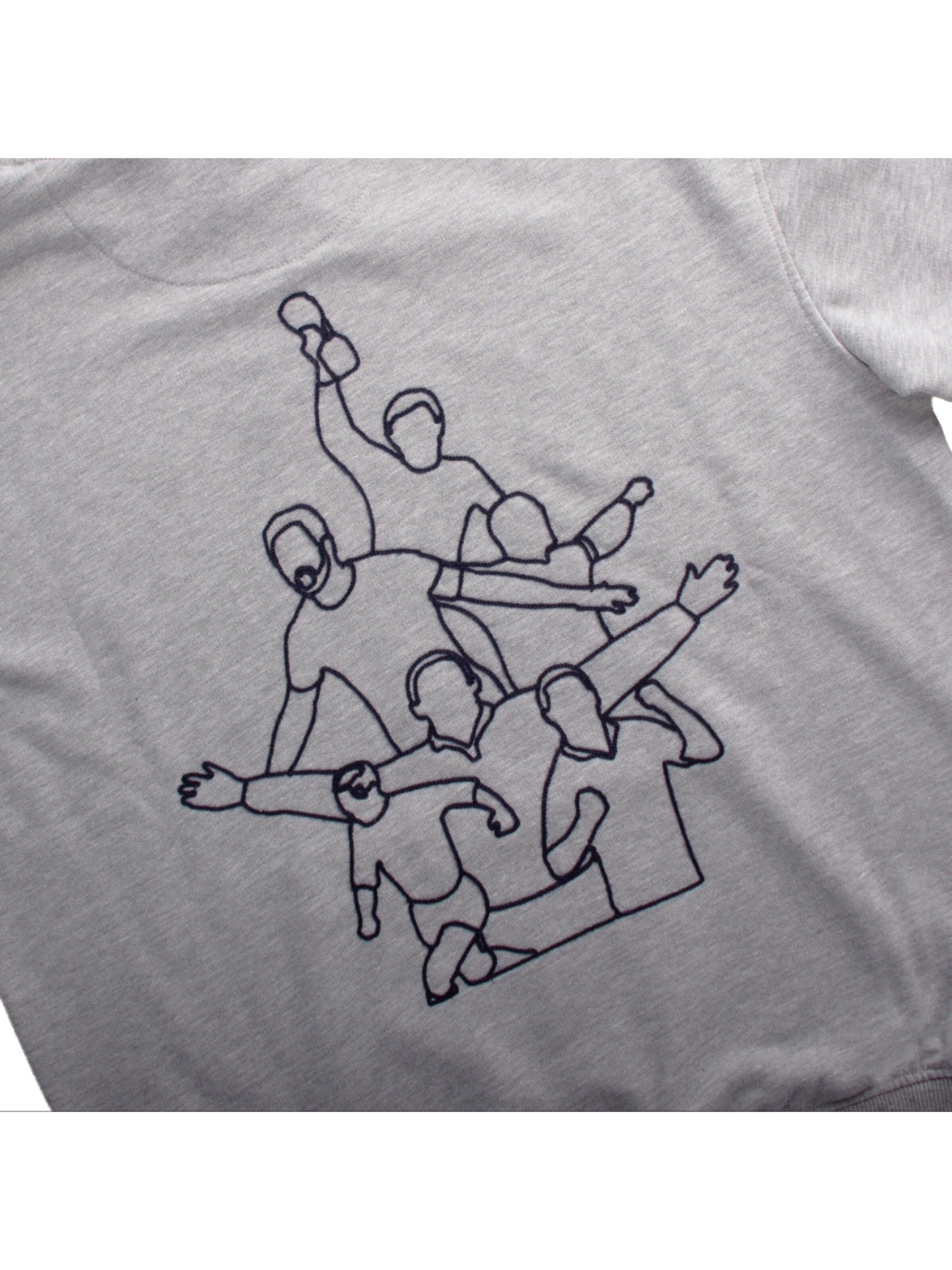 COPA FOOTBALL Trui 'England Legends Geborduurde Hoodie' in Grijs