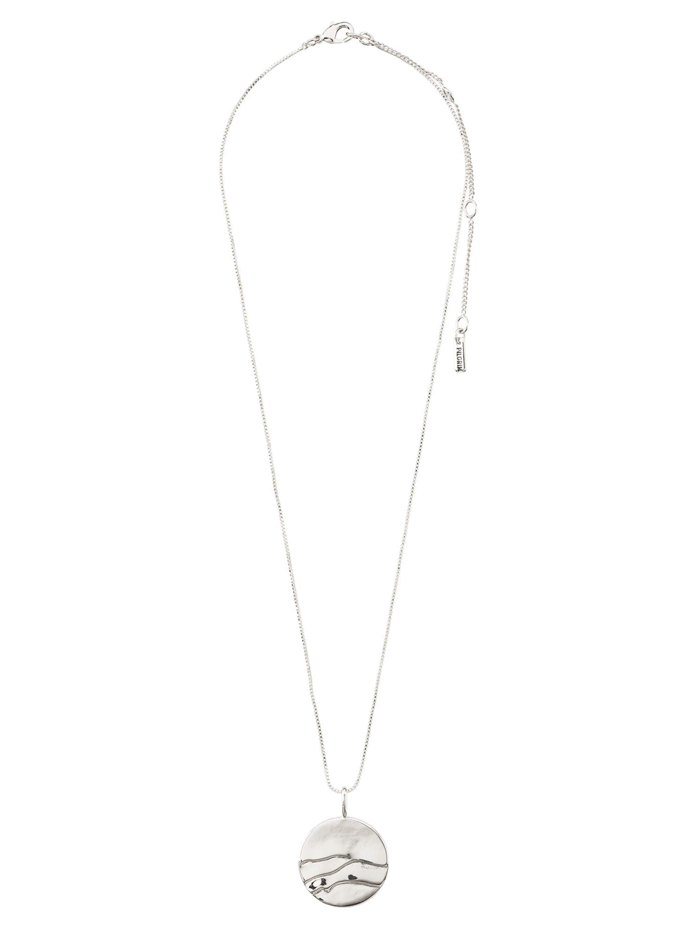 Pilgrim Łańcuszek 'Heat' w kolorze srebrny: przód