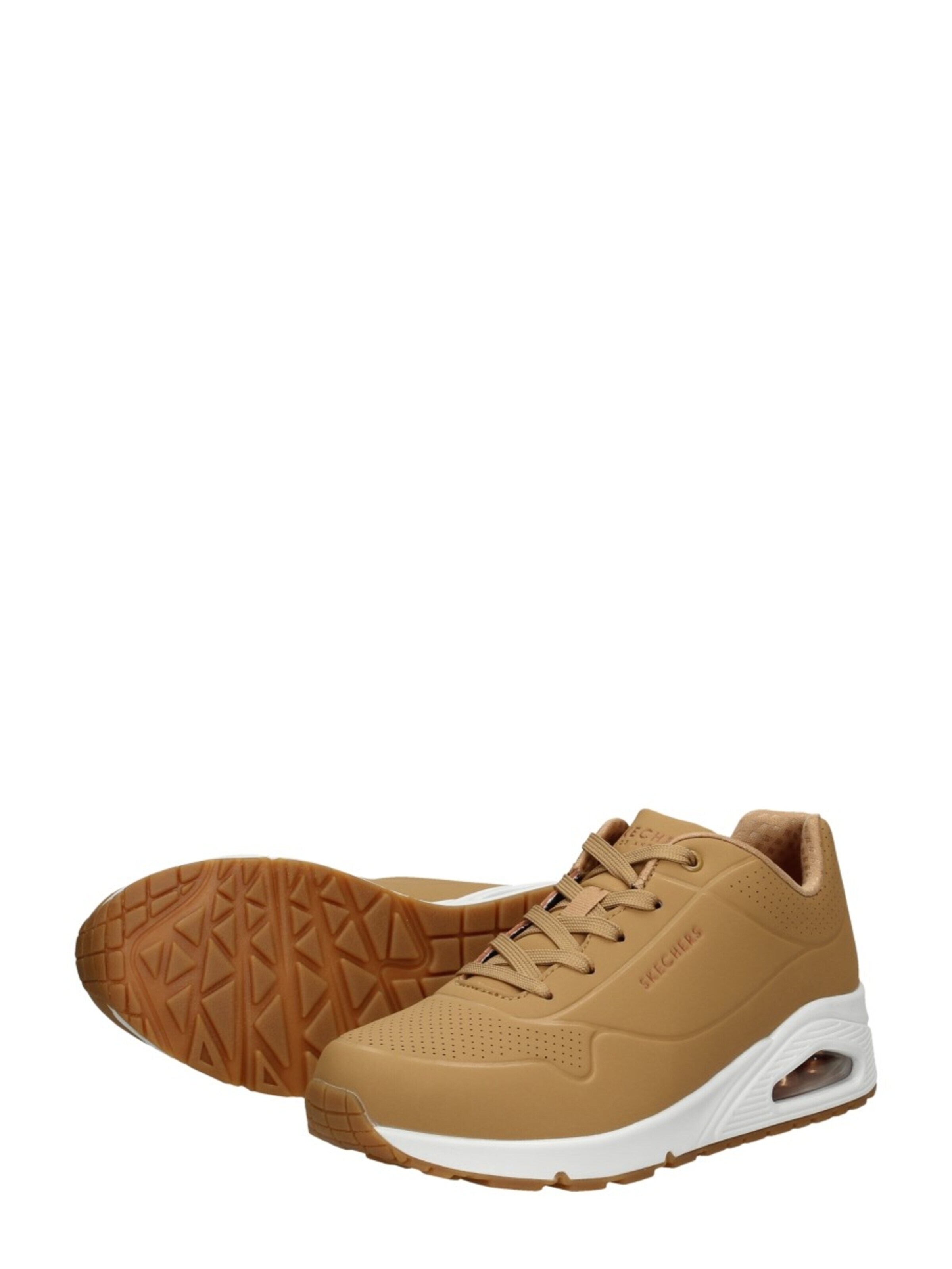SKECHERS Sneakers laag 'Uno - Stand On Air' in Bruin