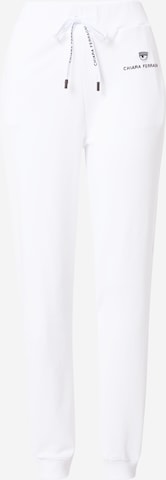 Tapered Pantaloni di Chiara Ferragni in bianco: frontale