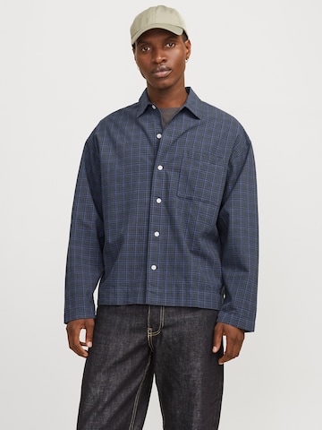 JACK & JONES Comfort Fit Paita 'JORROXBURY' värissä harmaa: etupuoli