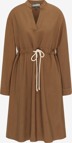 DreiMaster Vintage Dress in Brown: front