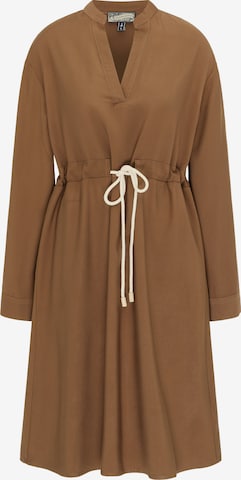 DreiMaster Vintage Dress in Brown: front