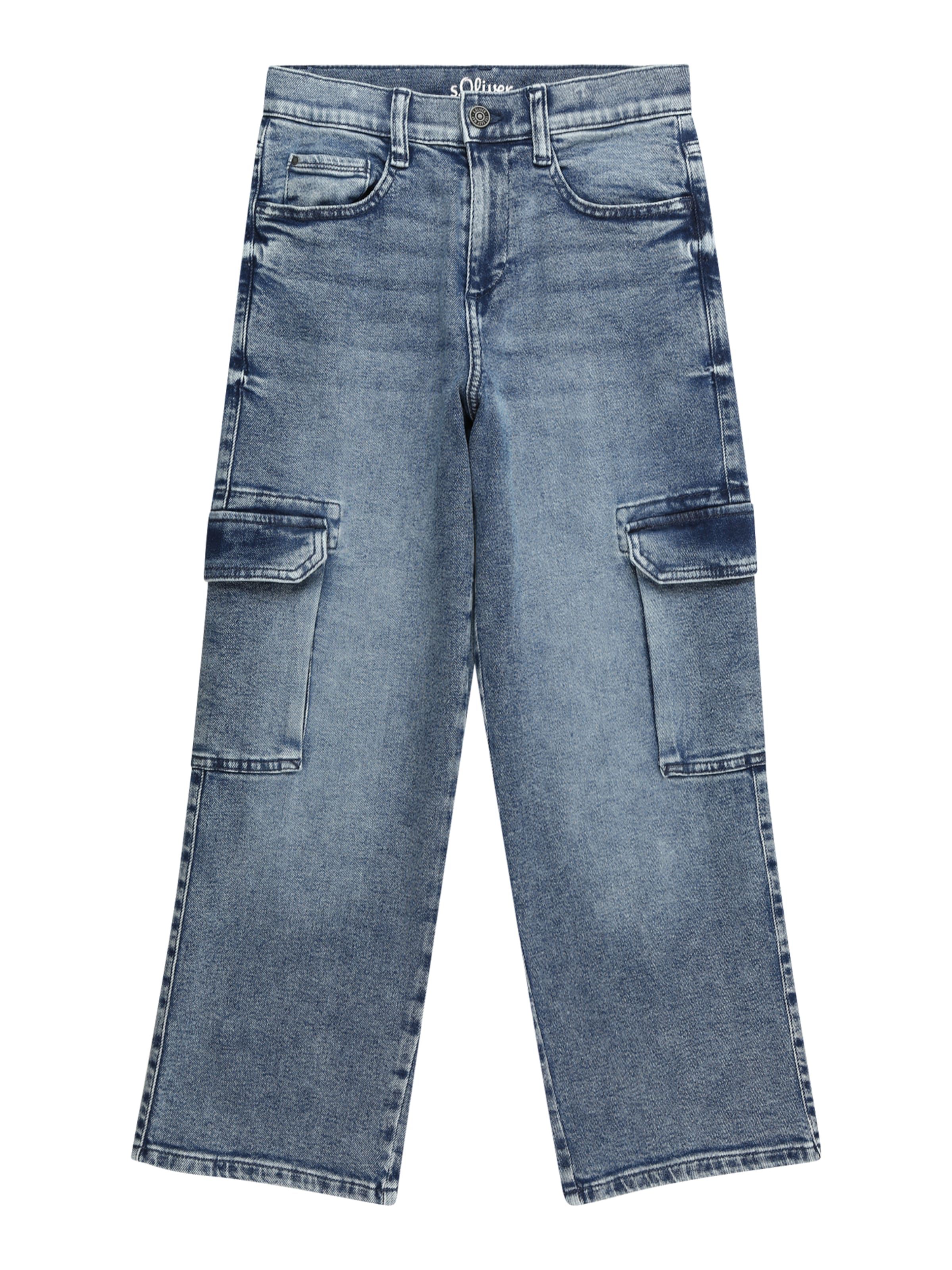 s.Oliver Baggy Jeans in Blau: Vorderseite