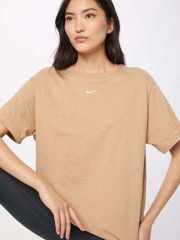 Nike Sportswear Shirt 'Essential' in Beige