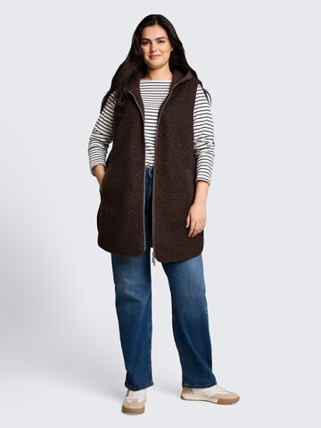 Tom Tailor Women + Weste in Braun