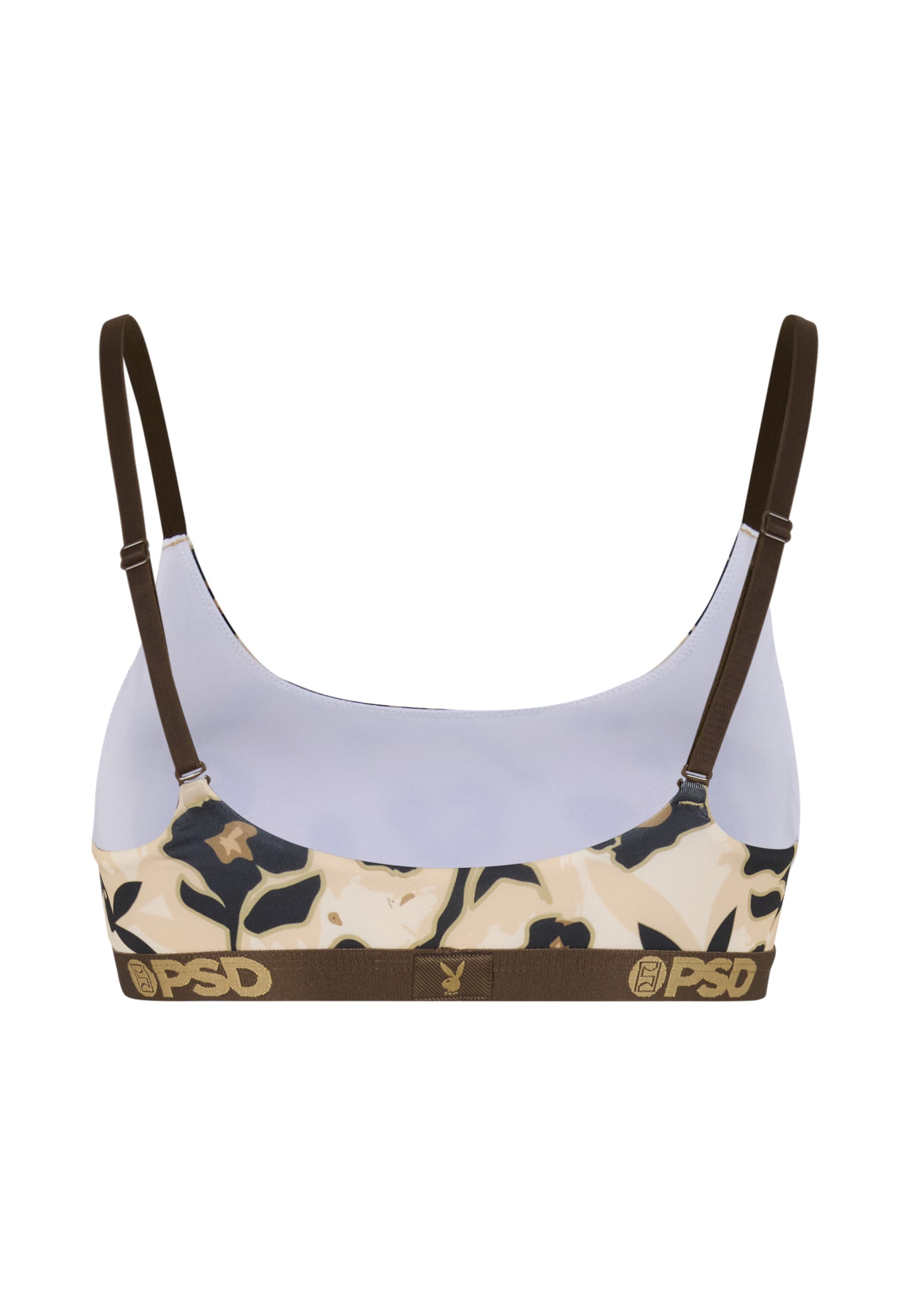 PSD - Soutien Bustier Soutien 'Playboy Cheetah' em bege