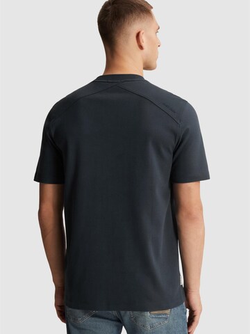 CAST IRON T-shirt 'T-shirt in interlock jersey' i blå