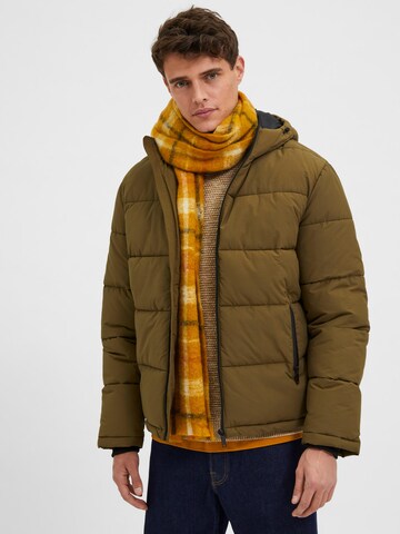 SELECTED HOMME Winterjas 'Harry' in Groen