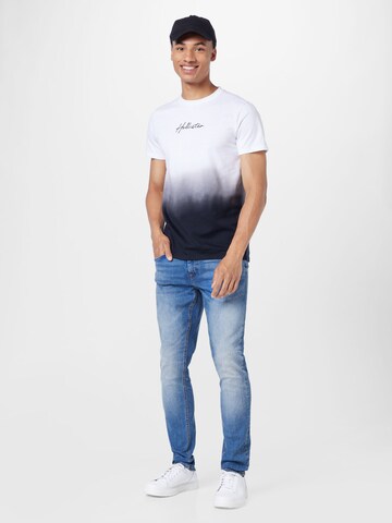 HOLLISTER Тениска в бяло