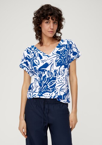 s.Oliver Shirt in Blauw: voorkant