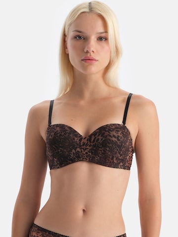 Dagi Σουτιέν για T-Shirt Σουτιέν σε καφέ: μπροστά