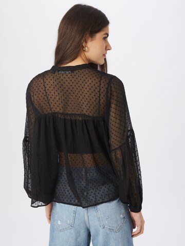 VERO MODA Blouse 'Madeline' in Zwart